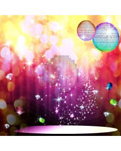 Luxurious Diamond Computer Printed Photography Backdrop XLX-337