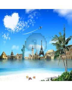 Holiday Center  Computer Printed Photography Backdrop XLX-342