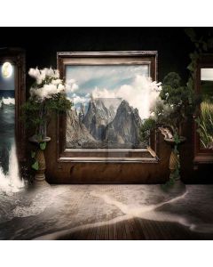 Distant Mountains Computer Printed Photography Backdrop XLX-347