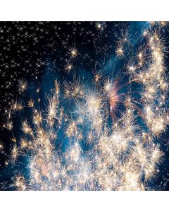 Beautiful Fireworks Computer Printed Photography Backdrop XLX-397