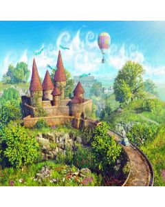 Forest Castle Computer Printed Photography Backdrop XLX-429