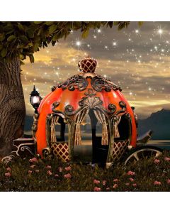 Cute Pumpkin Car Computer Printed Photography Backdrop XLX-451