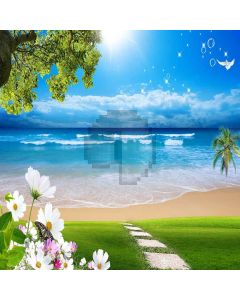 Beautiful Sea View Computer Printed Photography Backdrop XLX-466