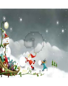 Snow Christmas Computer Printed Photography Backdrop XLX-469