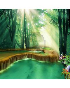 Flowing Water Computer Printed Photography Backdrop XLX-493