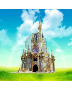 Exquisite Castle Computer Printed Photography Backdrop XLX-500