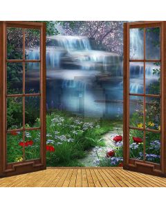 Wonderful Falls Computer Printed Photography Backdrop XLX-514