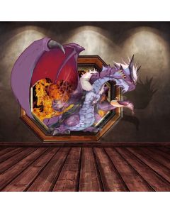 Magical Dragon  Computer Printed Photography Backdrop XLX-535