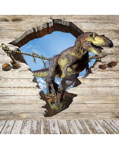 Panic Dinosaurs  Computer Printed Photography Backdrop XLX-543