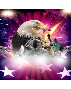 Spirited Eagle Computer Printed Photography Backdrop XLX-557