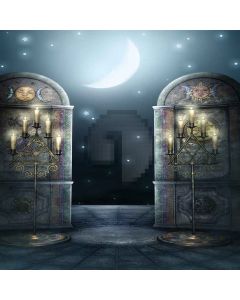 Attractive Moon Computer Printed Photography Backdrop XLX-634