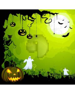 The Horror Of the Holloween Digital Printed Photography Backdrop YHA-058