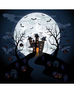 The Castle Of Holloween Digital Printed Photography Backdrop YHA-059