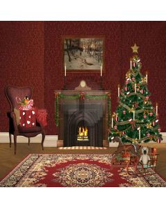 The Cute Christmas Digital Printed Photography Backdrop YHA-111