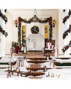 The Decoration Of Christmas Digital Printed Photography Backdrop YHA-120