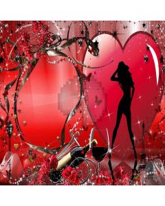 Romantic Love Digital Printed Photography Backdrop YHA-316