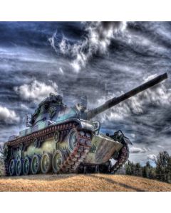 Powerful Tank Digital Printed Photography Backdrop YHA-362