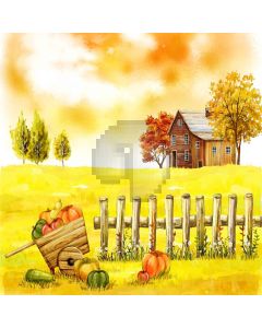 Log Cabin Digital Printed Photography Backdrop YHA-411