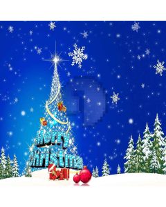 Falling Snowflakes Digital Printed Photography Backdrop YHA-437