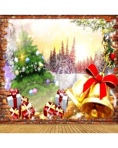 Christmas Bells Digital Printed Photography Backdrop YHA-460