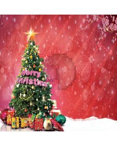 Great Christmas Tree Digital Printed Photography Backdrop YHA-469