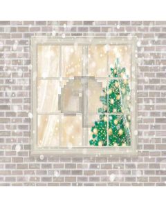 Christmas Tree Digital Printed Photography Backdrop YHA-505