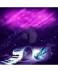 Exquisite Guitar Digital Printed Photography Backdrop YHA-561