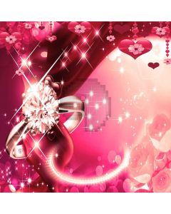 Beautiful Diamond Digital Printed Photography Backdrop YHB-041