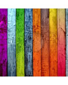Colored Wood Strips Digital Printed Photography Backdrop YHB-073