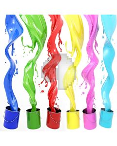 Colored Paint Digital Printed Photography Backdrop YHB-104