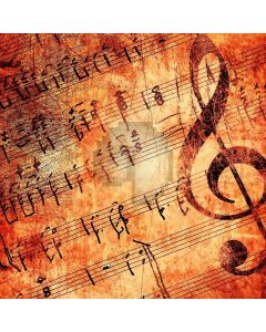 Sheet Music Digital Printed Photography Backdrop YHB-112