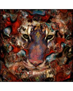 Mystery Tiger Digital Printed Photography Backdrop YHB-252