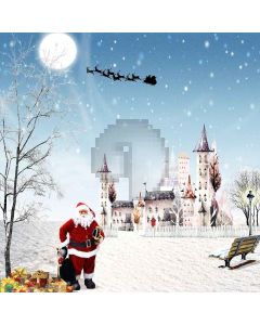 Merry Xmas Digital Printed Photography Backdrop YHB-266
