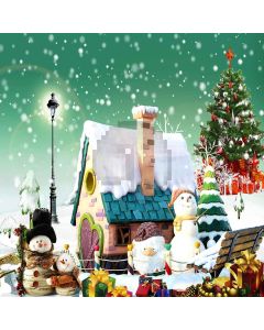 Xmas Gift Digital Printed Photography Backdrop YHB-267