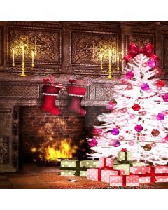 Presents In The Socks Digital Printed Photography Backdrop YHB-277