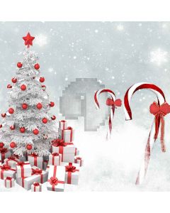 Xmas Tree Digital Printed Photography Backdrop YHB-278