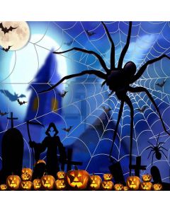 Huge Spider Digital Printed Photography Backdrop YHB-304