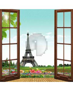 Tour Eiffel  Computer Printed Photography Backdrop YKY-149