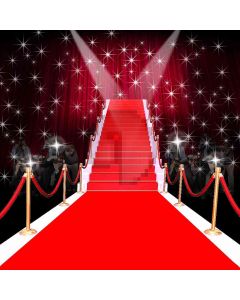 Glorious Red Carpet Computer Printed Photography Backdrop ZJZ-020