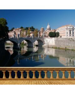 European Riverside Computer Printed Photography Backdrop ZJZ-048