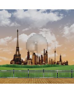 Great Buildings Computer Printed Photography Backdrop ZJZ-049