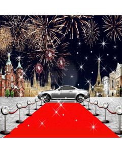 Red Carpet In Europe Computer Printed Photography Backdrop ZJZ-054