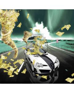 Cash Tornado Computer Printed Photography Backdrop ZJZ-059