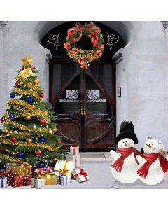 Santa's Coming Computer Printed Photography Backdrop ZJZ-074