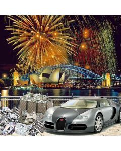 Luxury Night Computer Printed Photography Backdrop ZJZ-086