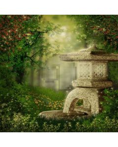 Stone Light In Woods Computer Printed Photography Backdrop ZJZ-094