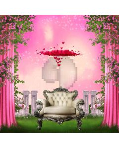 Royal Chair Computer Printed Photography Backdrop ZJZ-106