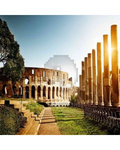 Colosseum Computer Printed Photography Backdrop ZJZ-151