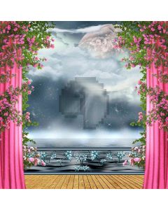 Peaceful River Computer Printed Photography Backdrop ZJZ-176