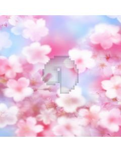 Pink Flowers Computer Printed Photography Backdrop ZJZ-181